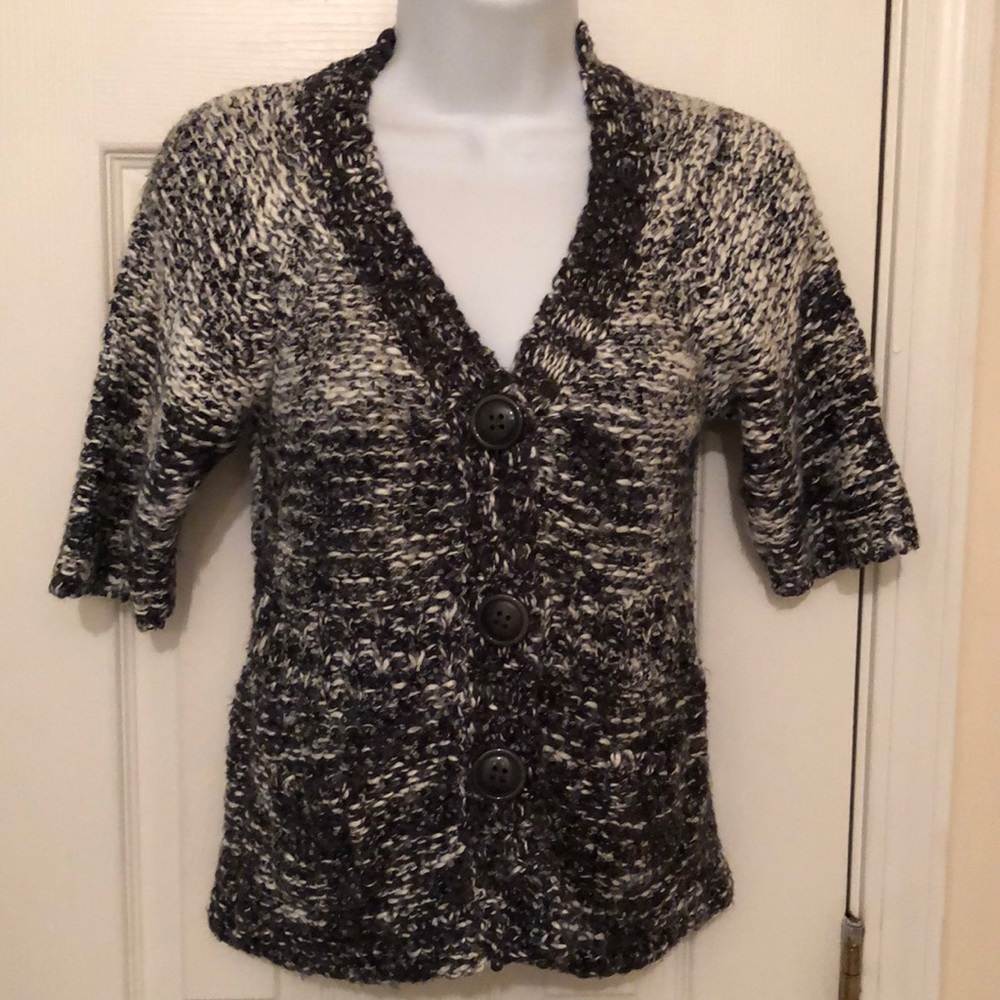 AMERICAN RAG CIE WOOL BLEND BUTTON UP CARDIGAN